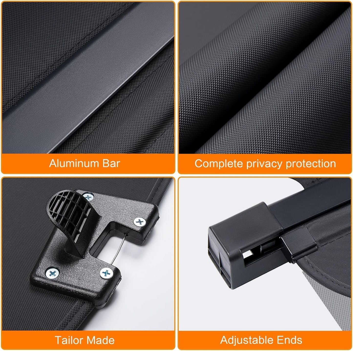 DiffCar® Cargo Cover for Mazda CX5 2017-2025 | Car Accessories for Mazda CX-5 2025 2024 2023 2022 2021 2020 2019 2018 2017, Aluminum Retractable Cargo Cover Trunk Shield for CX5 Security Privacy