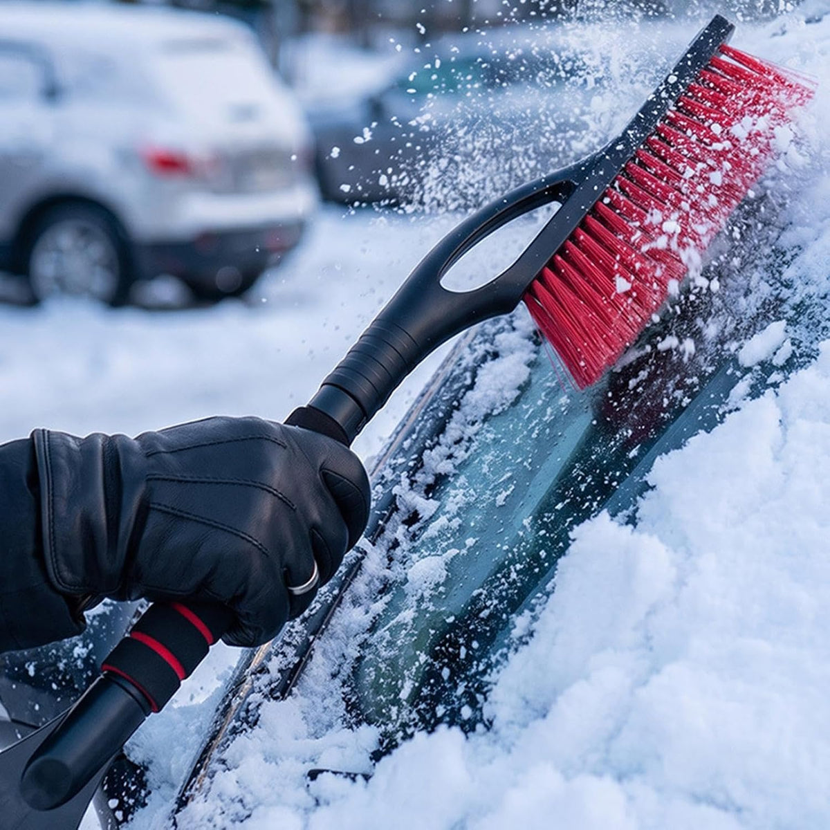 Car Snow Brush and Ice Scraper – No Scratch Auto Windshield Remover