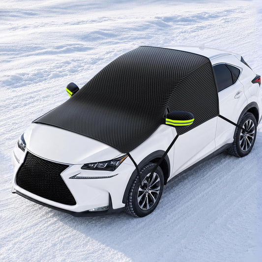 Windshield Cover for Ice and Snow, Magnetic Hail Oversize 120"x57"