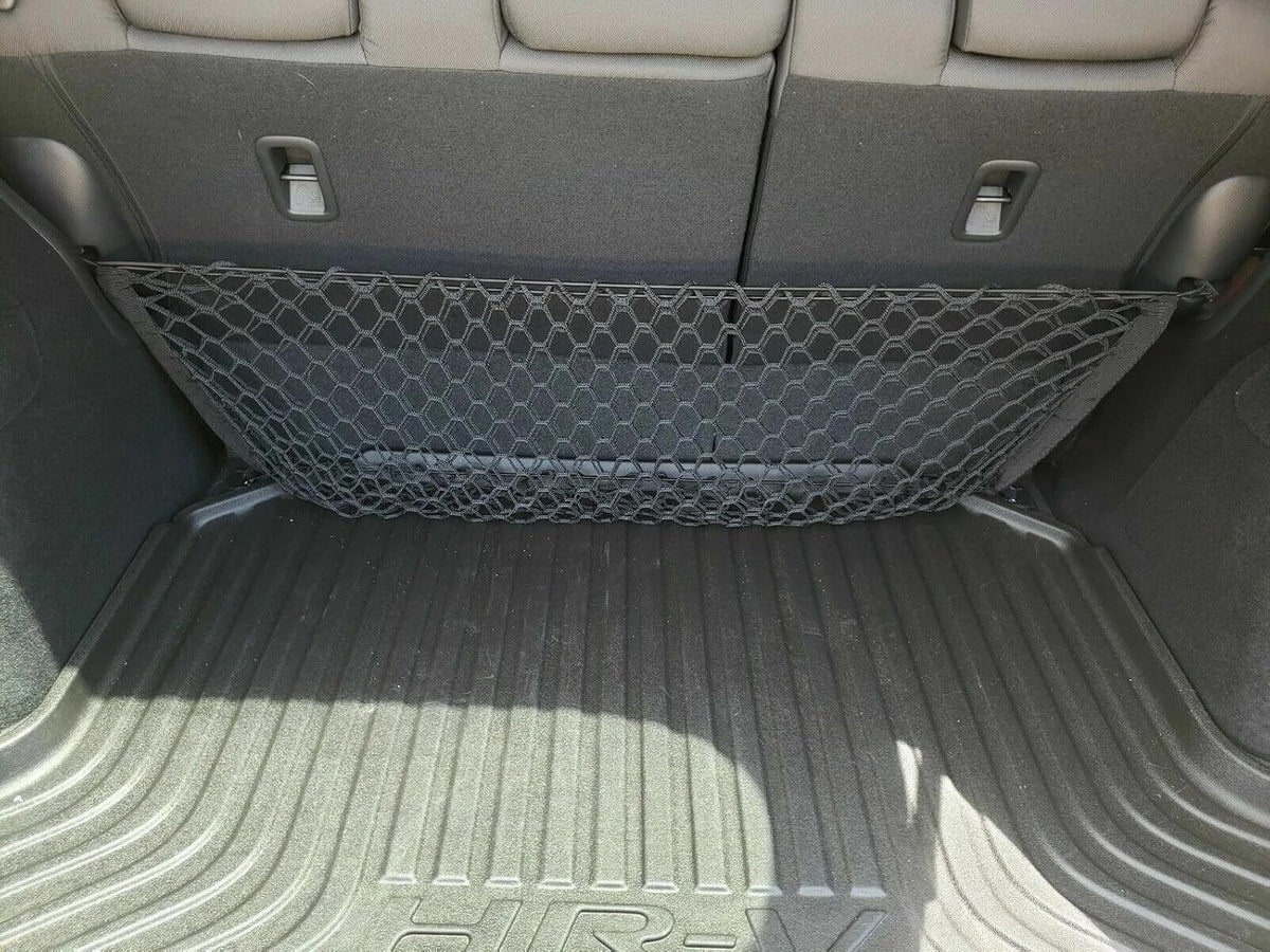 Rear Trunk Seats Organizer Cargo Net for Honda HR-V 2016-2026 – Envelope Style Cargo Net for SUV –Premium Mesh Elastic Car Trunk Organizer Vehicle Carrier Storage– Compatible with HR-V
