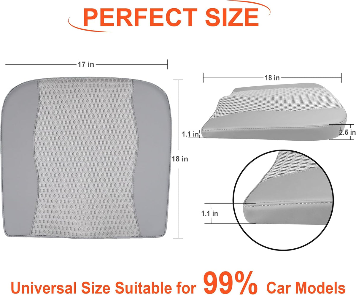 Lofty Aim Car Seat Cushion, Memory Foam Car Seat Cushions for Long Driving