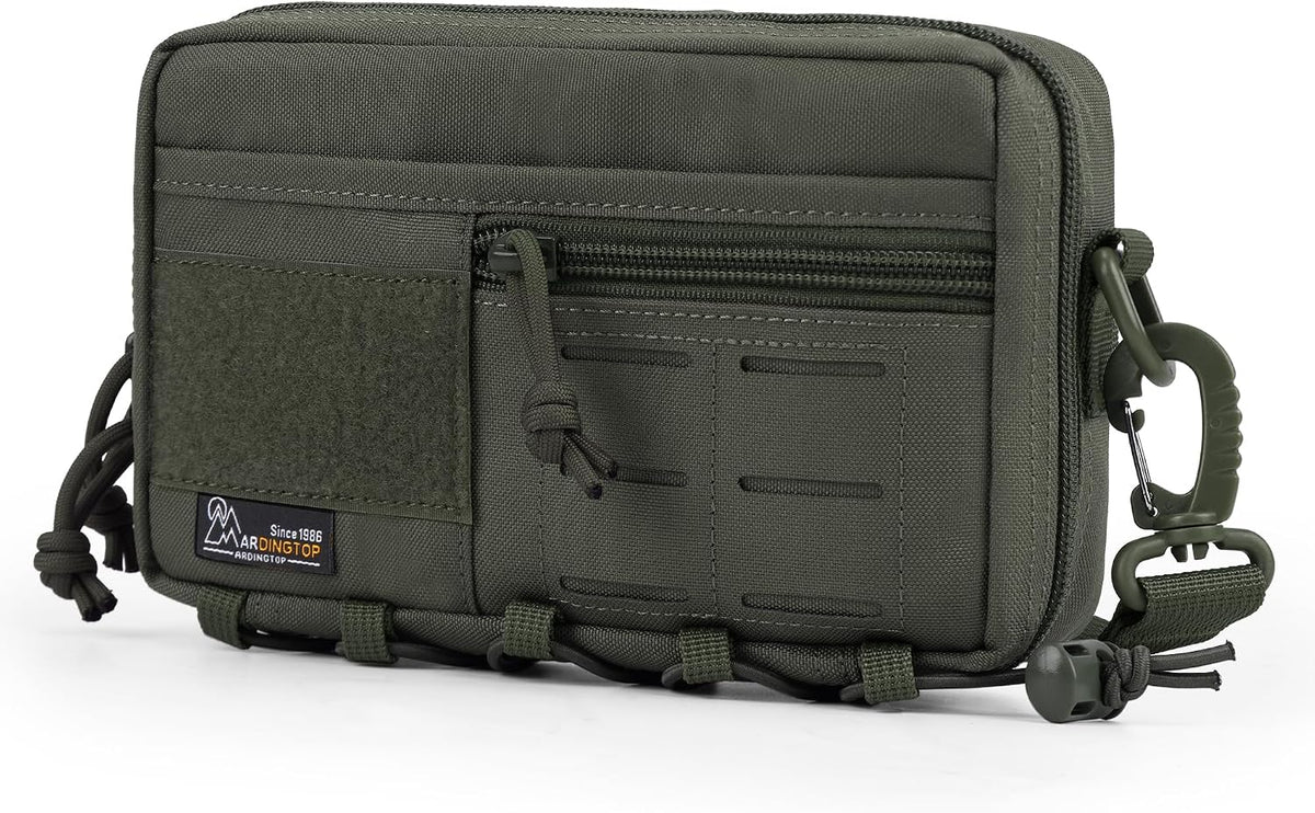 Mardingtop 600D/Cordura Tactical Molle Utility Pouch, Small Military Admin EDC Tool Organizer Bag