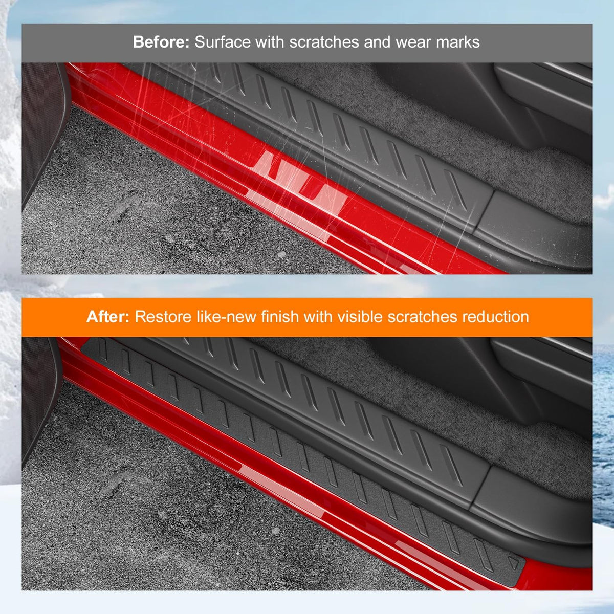 powoq Door Sill Protector Compatible with 2023-2026 Chevy Colorado