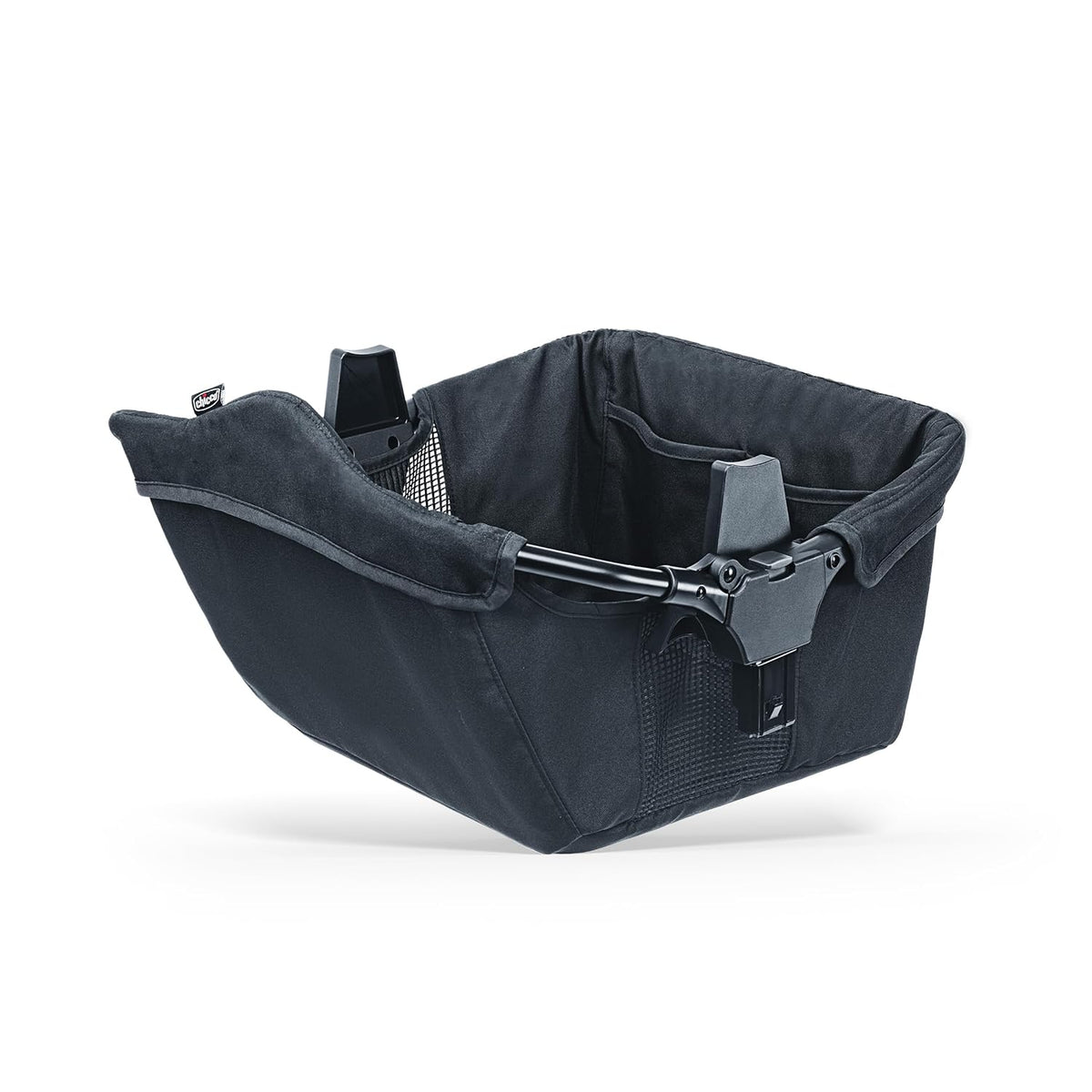 Chicco Corso Flex Infant Car Seat Adapter/Basket for Corso Flex Convertible Stroller, Compatible with Any Chicco Infant Car Seat, Black/Black