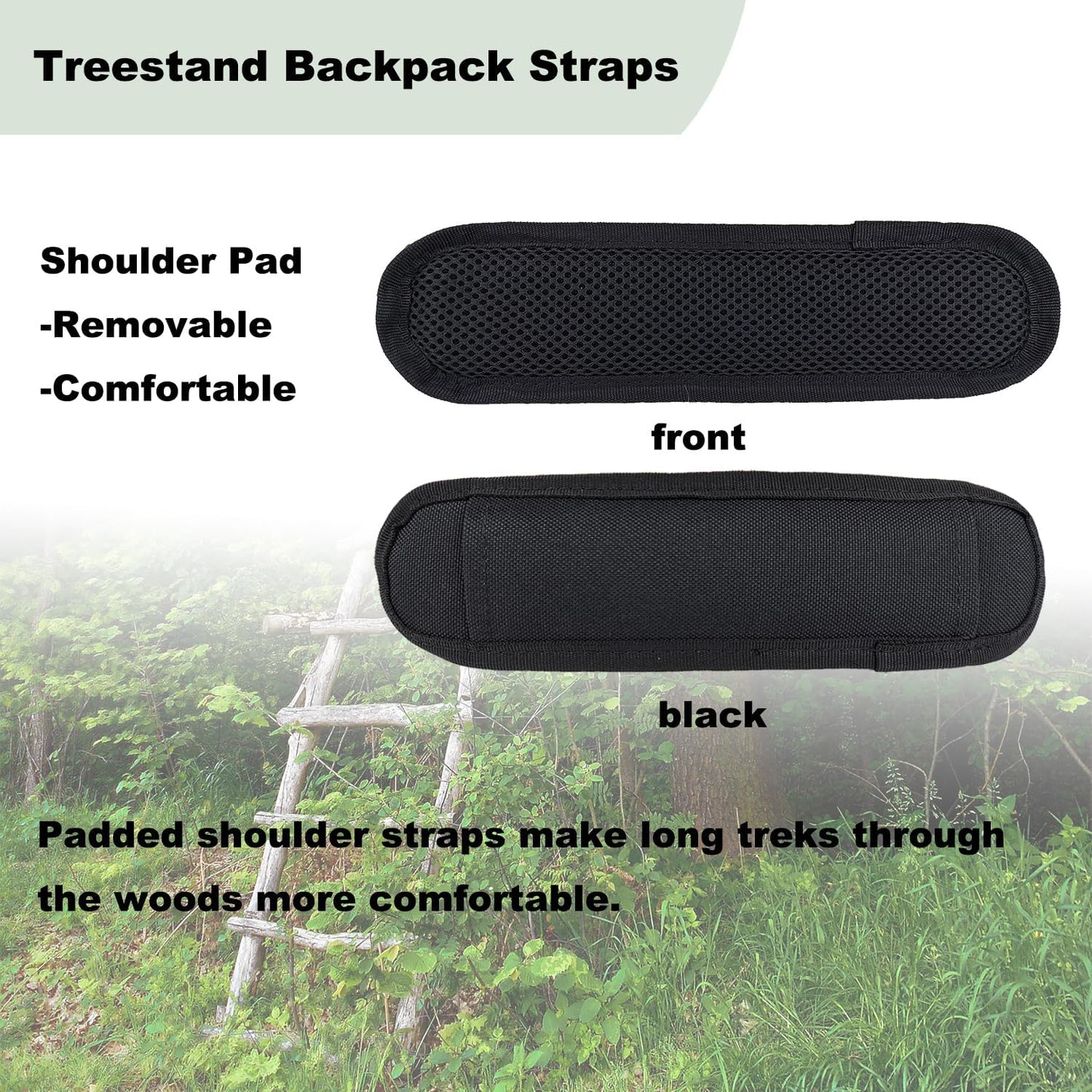 Tree Stand Backpack Straps and Utility Straps Deer Hunting Accessories Tree Stand Holding Climbing Transport System Hunting Backpack Treestand Carrying Stabilizer Strap Lightweight 4PCS