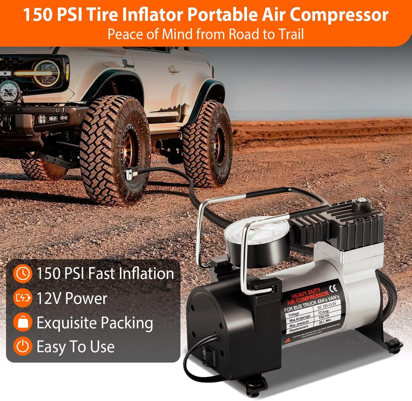 Car Emergency Kit with Air Compressor,Roadside Emergency Car Kit for Vehicles Auto Truck with Jumper Cables,Winter Car Safety Kit with Folding Shovel Car Repair Tool Set First Aid Kit Blanket Tow Rope