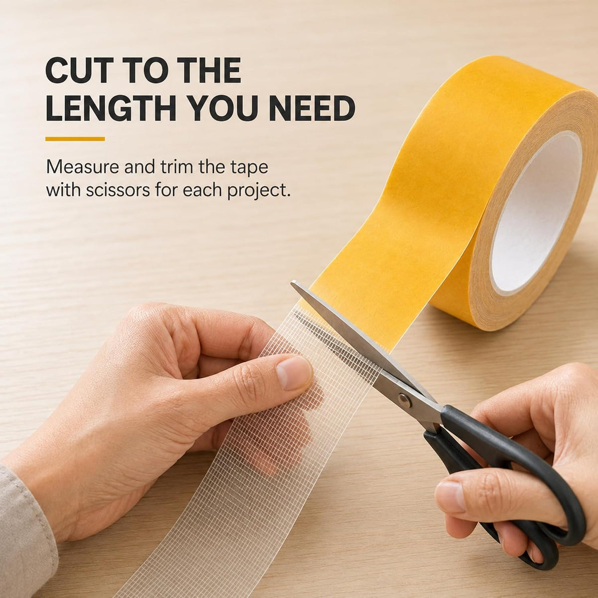 Double Sided Tape Heavy Duty,Heavy-Duty Double Sided Tape (1.18" × 33FT)