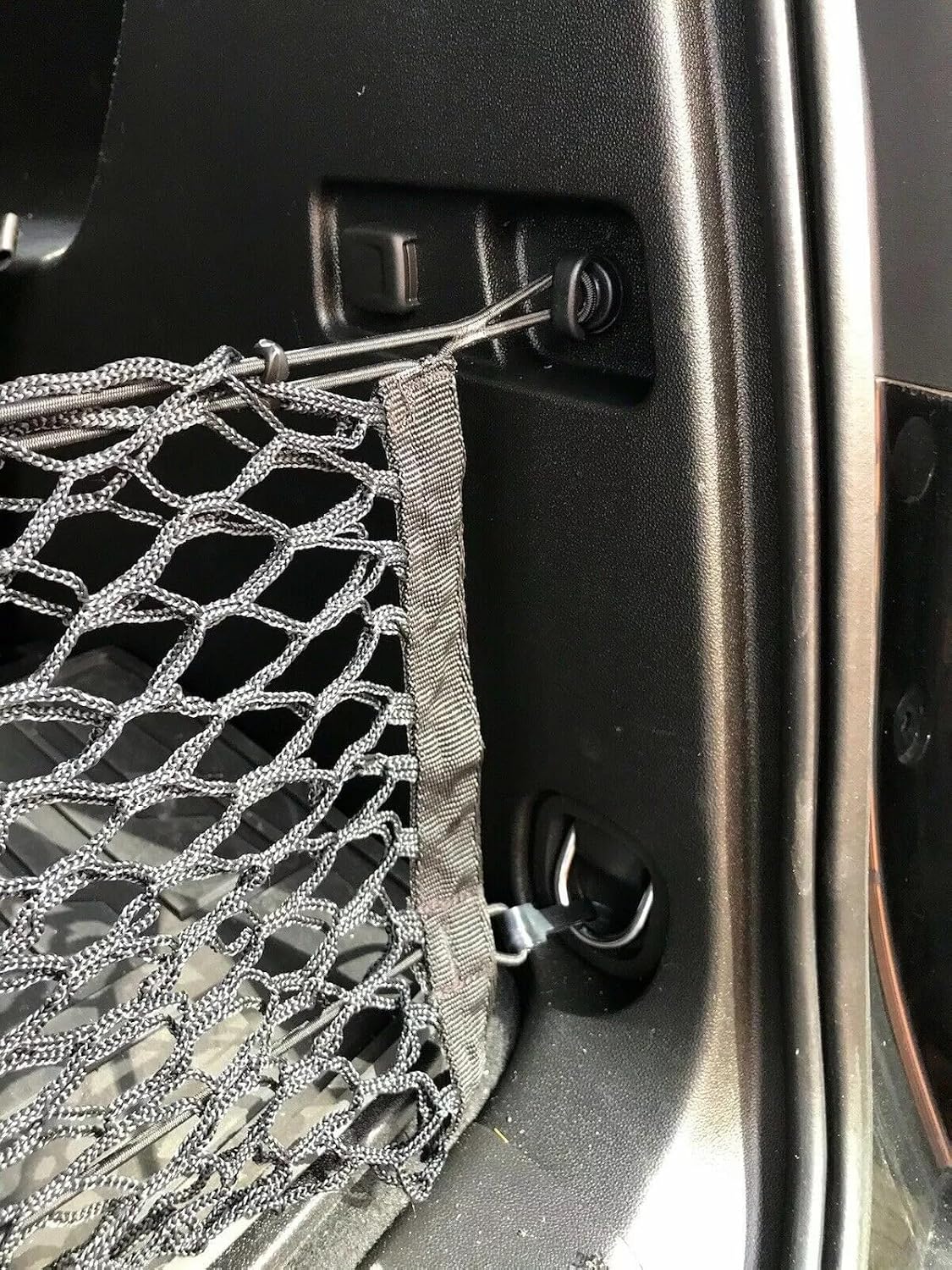 Rear Trunk Organizer Cargo Net for GMC Acadia 2017–2023 — Envelope Style Cargo Net for SUV — Premium Mesh Elastic Car Trunk Organizer Vehicle Carrier Storage — Compatible with Acadia