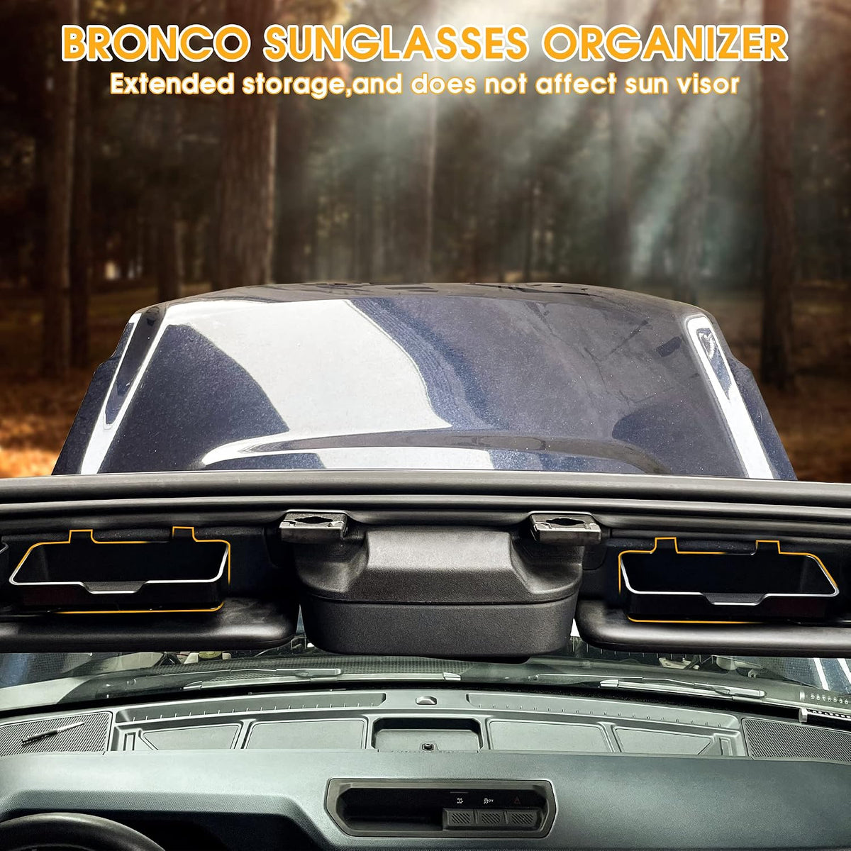 Glasses Holder Sunglasses Case Storage Organizer for 2021-2026 Ford