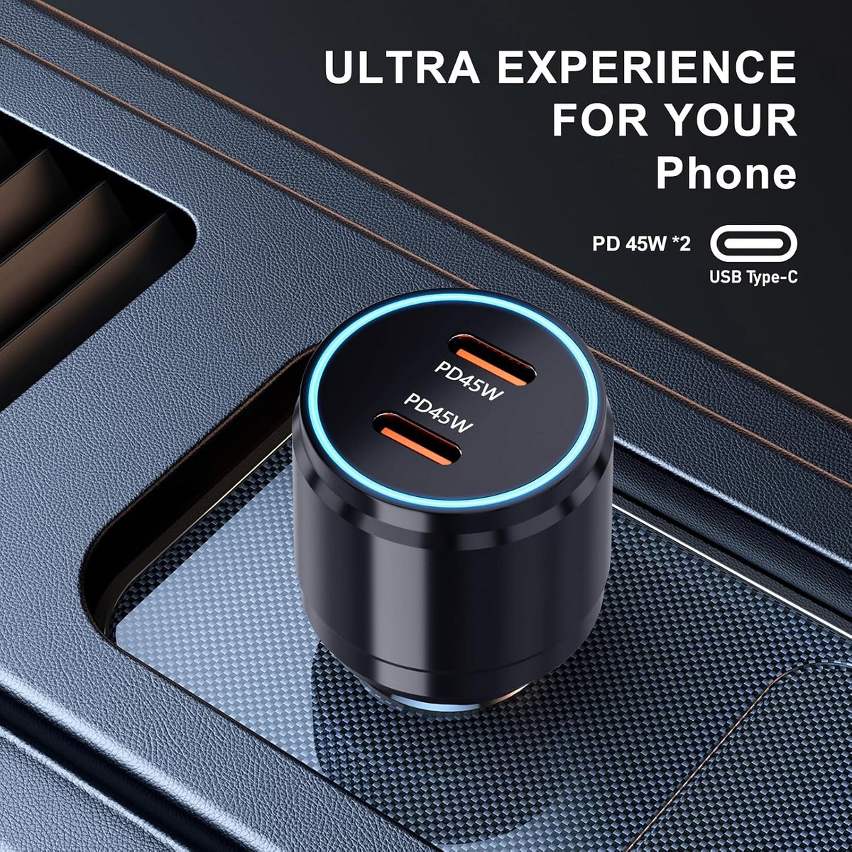 Samsung 45W USB-C Charger, 45W PPS Super Fast USB-C Wall/Car Charger
