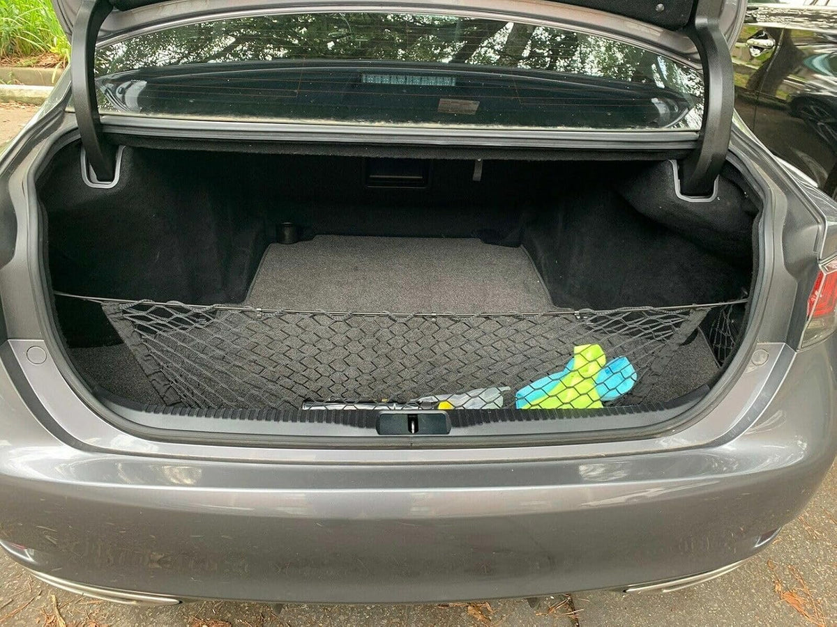 Trunk Organizer Cargo Net for Lexus GS350 GS400 GS430 GS450h GS460 1998-2020 – Envelope Style Cargo Net for Sedan - Premium Mesh Car Trunk Organizer–Compatible with GS350 GS400 GS430