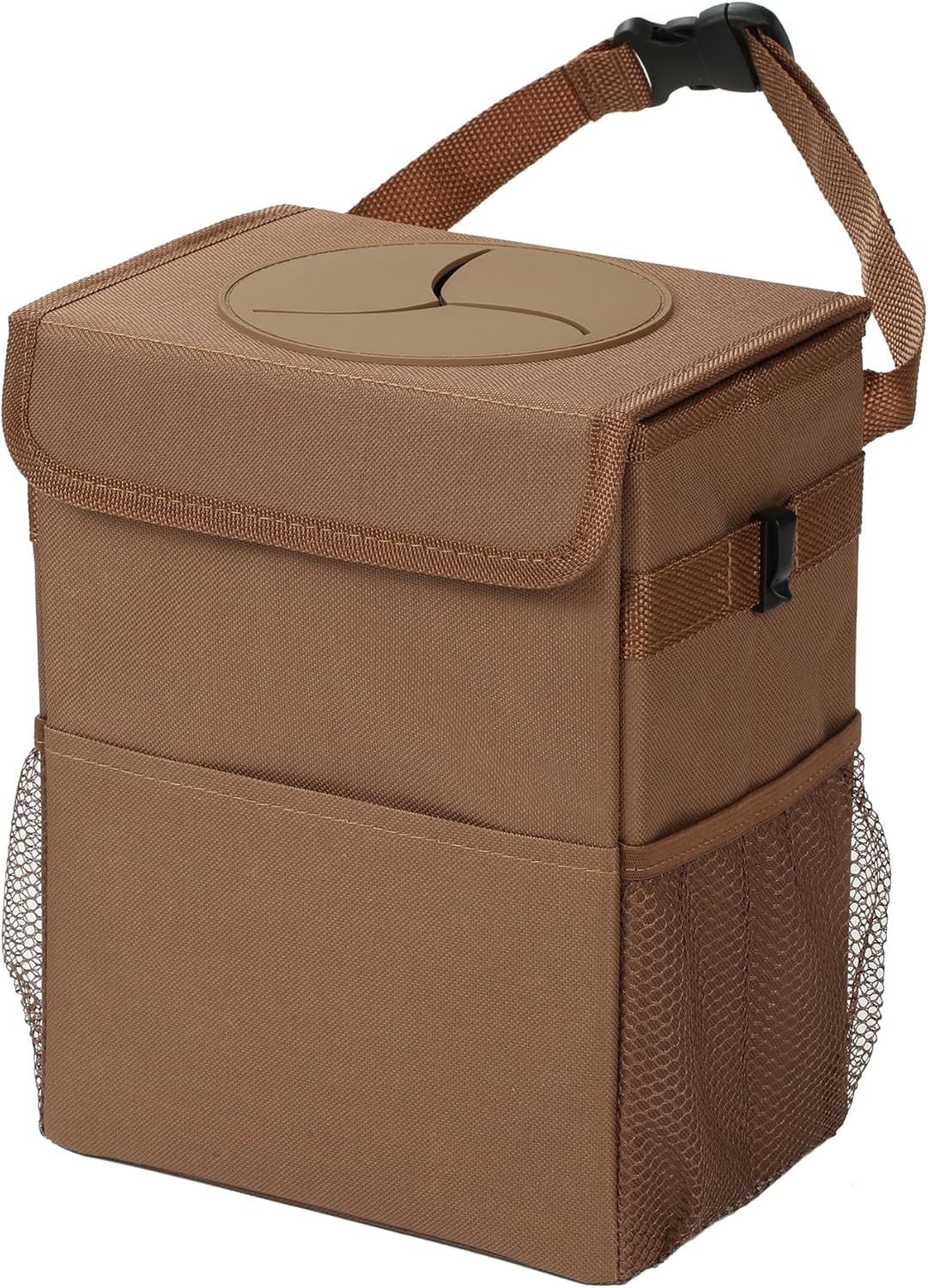 AOKJOY Car Trunk Organizer and Trash Can brown
