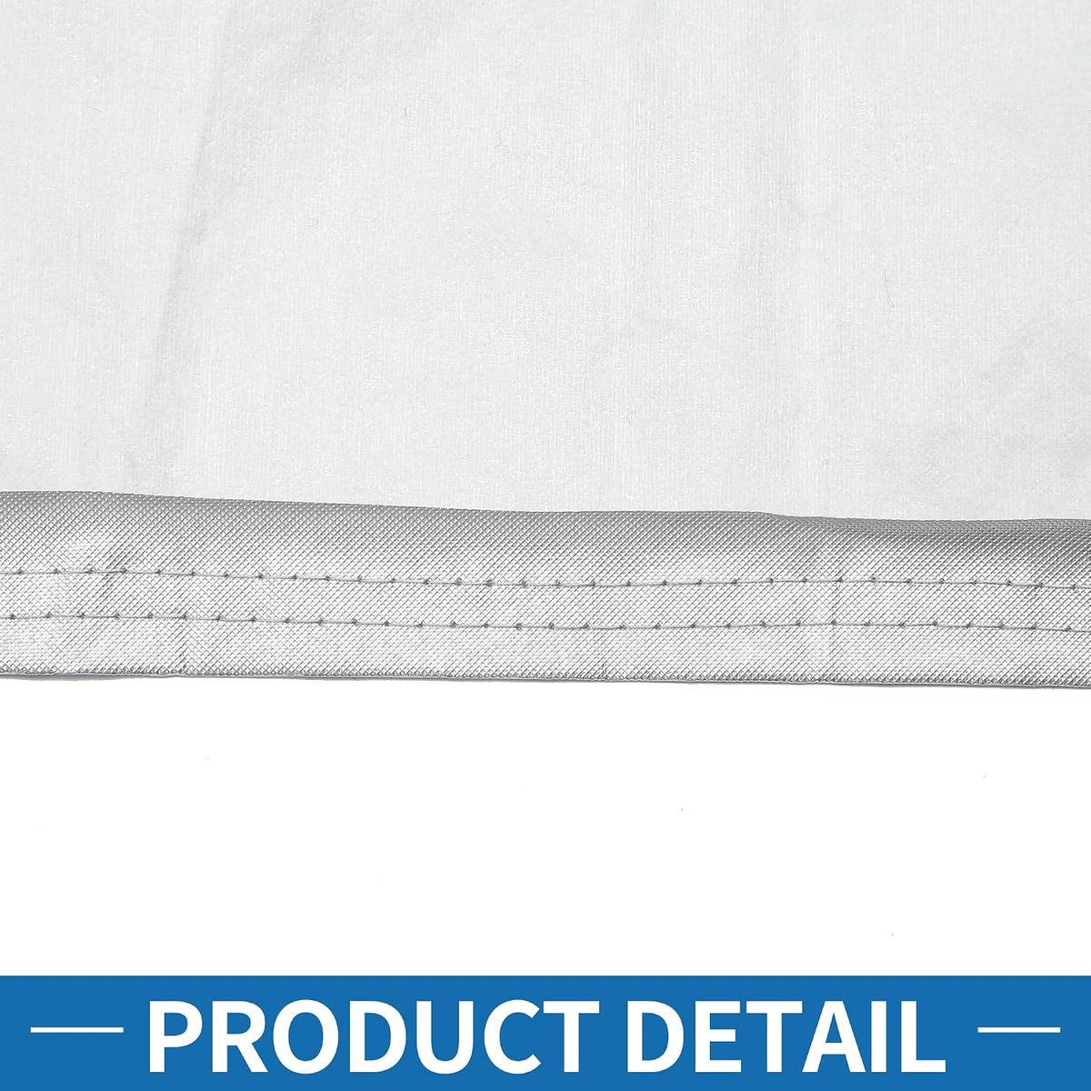 Windshield Cover with Reflective Straps Silver Tone 67" x 71"