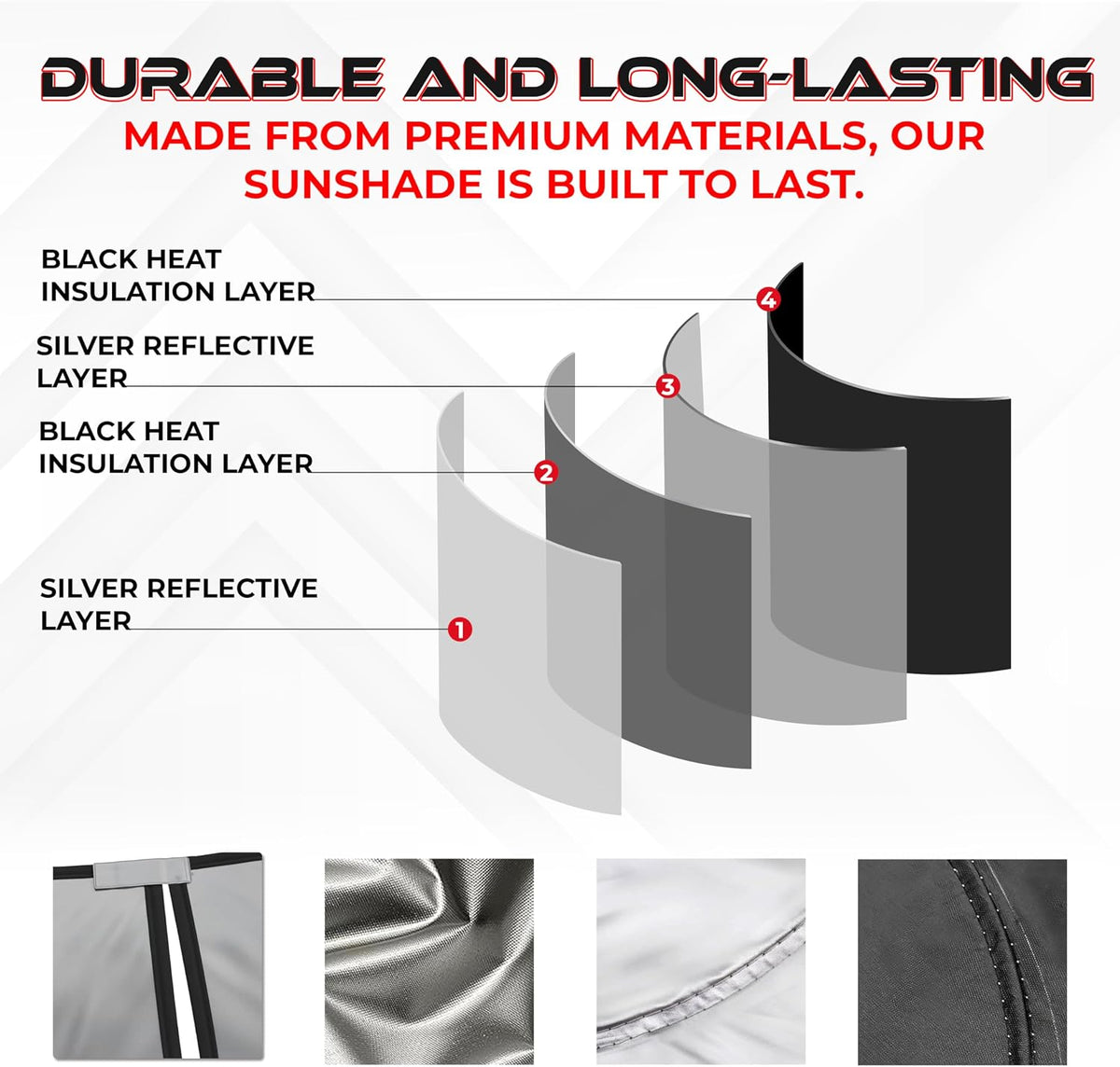 Autotech Park Foldable Sunshade Compatible with 2011-2015 Kia Sorento SUV, UV Reflective and Easy Storage, Custom-fit Car Windshield Sun Shade