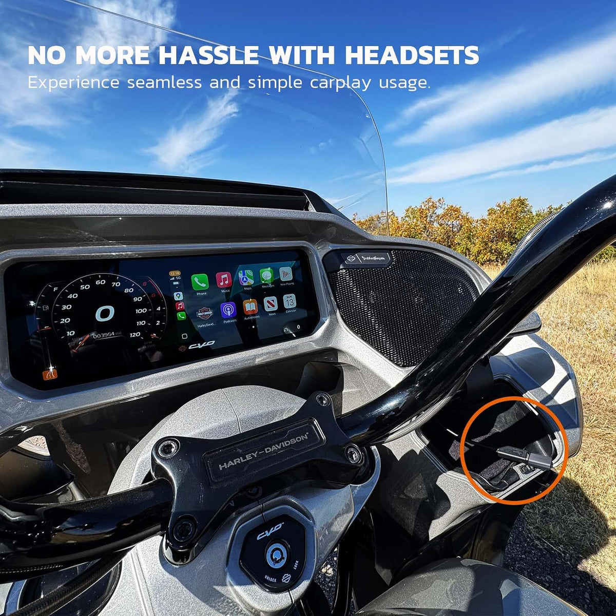 MaedHawk Bypass 2.0 Motorcycle CarPlay Bluetooth Headset Adapter