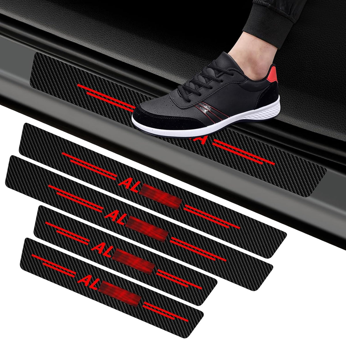 4 Pcs Car Door Sill Protector Fits for Altima