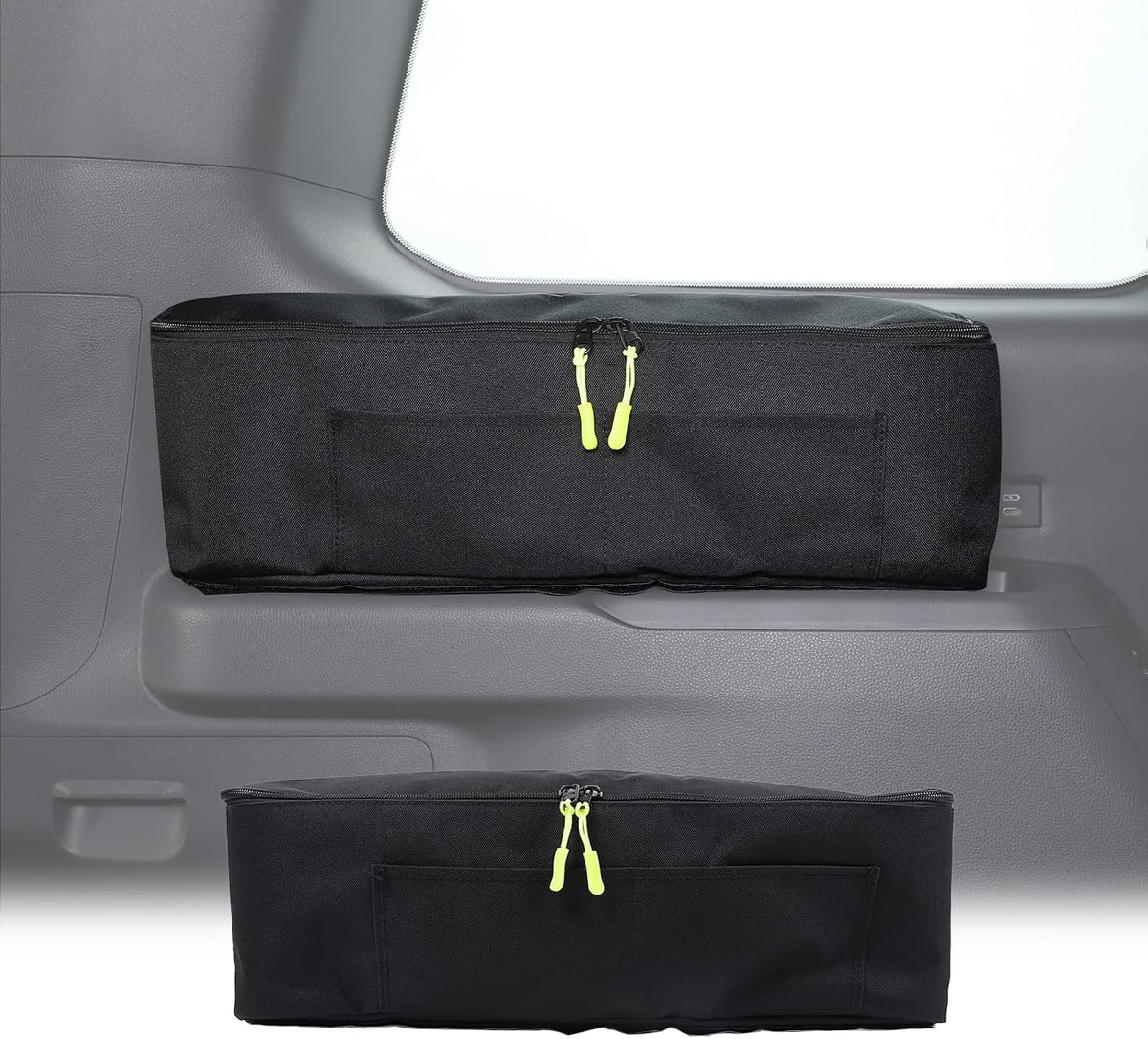 Car Trunk Storage Organizer Bag Compatible with Toyota Land Cruiser Prado 250 J250 LC250 2024 2025,Rear Trunk Pockets Storage Organizer Oxford Cloth Storage Bag Space Saving (Left Side)