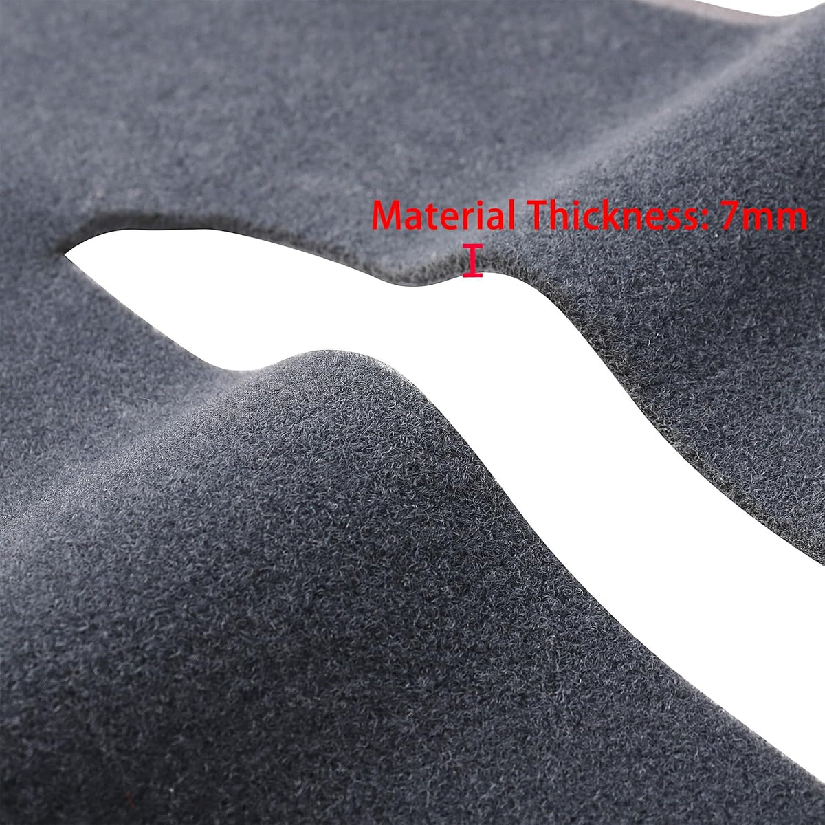 Dash Cover Mat Dashboard Cover for Lexus ES ES350 2007 2008 2009 2010 2011 2012 Nonslip Dash Board Protector Mat Interior Accessories Sunshade Anti Glare Pad Carpet (07-12 Dark Gray)