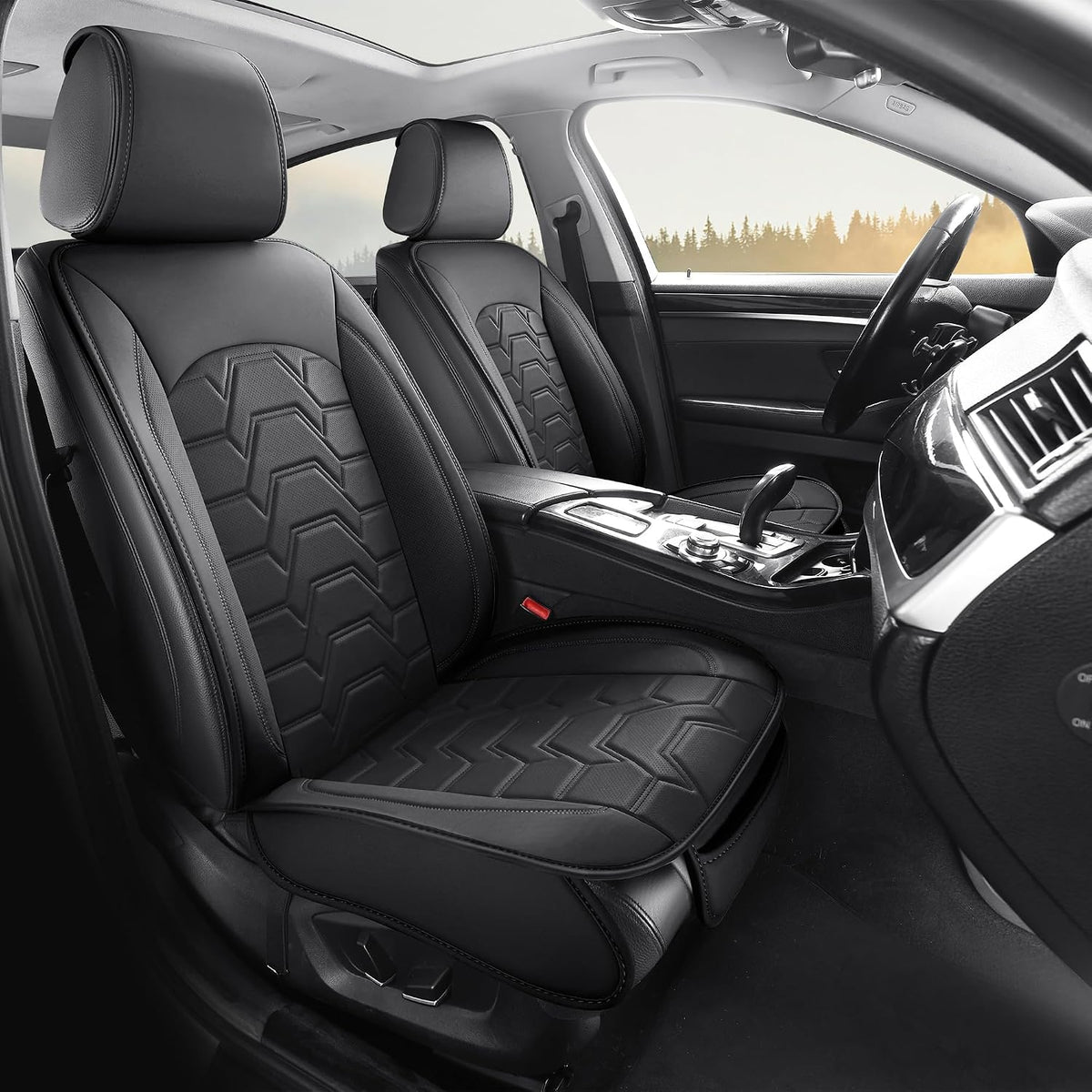 Leather Car Seat Covers Front Automotive Seat Protectors