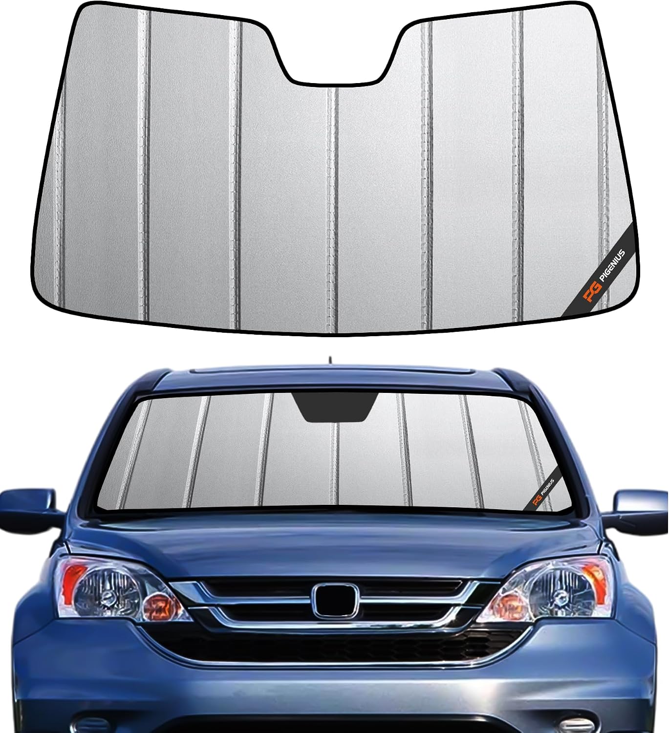 Pigenius Windshield Sunshade for Toyota RAV4 2019-2025, RAV4 Prime 2021-2024 Front Window Shade - AstraGuard