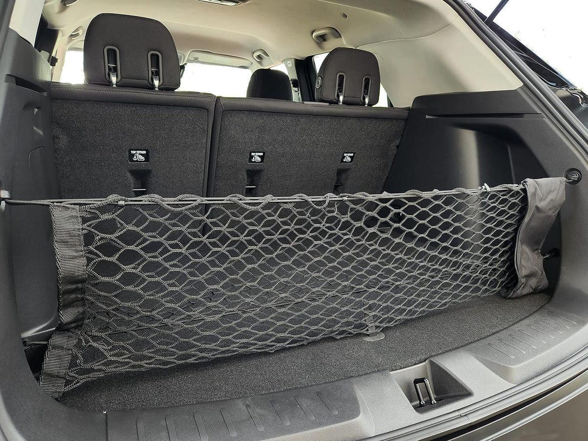 Envelope Style Trunk Mesh Cargo Net for Chevrolet Trailblazer L LS LT ACTIV RS 2021-2026 - Premium Trunk Organizer and Storage - Luggage Net for Crossover - Car Organizer for Buick Encore GX
