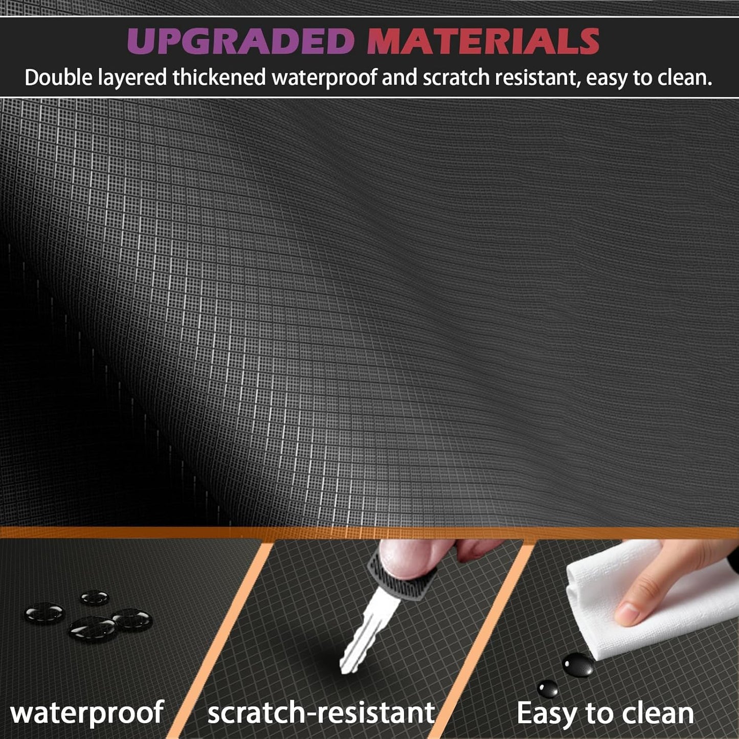 Car Windshield Cover for Ice and Snow - Universal Windshield Snow Cover with Side Window and Rearview Mirror Protector, Durable Magnetic Winter Frost Hail Guard, Suitable for Most Cars,SUV,Truck