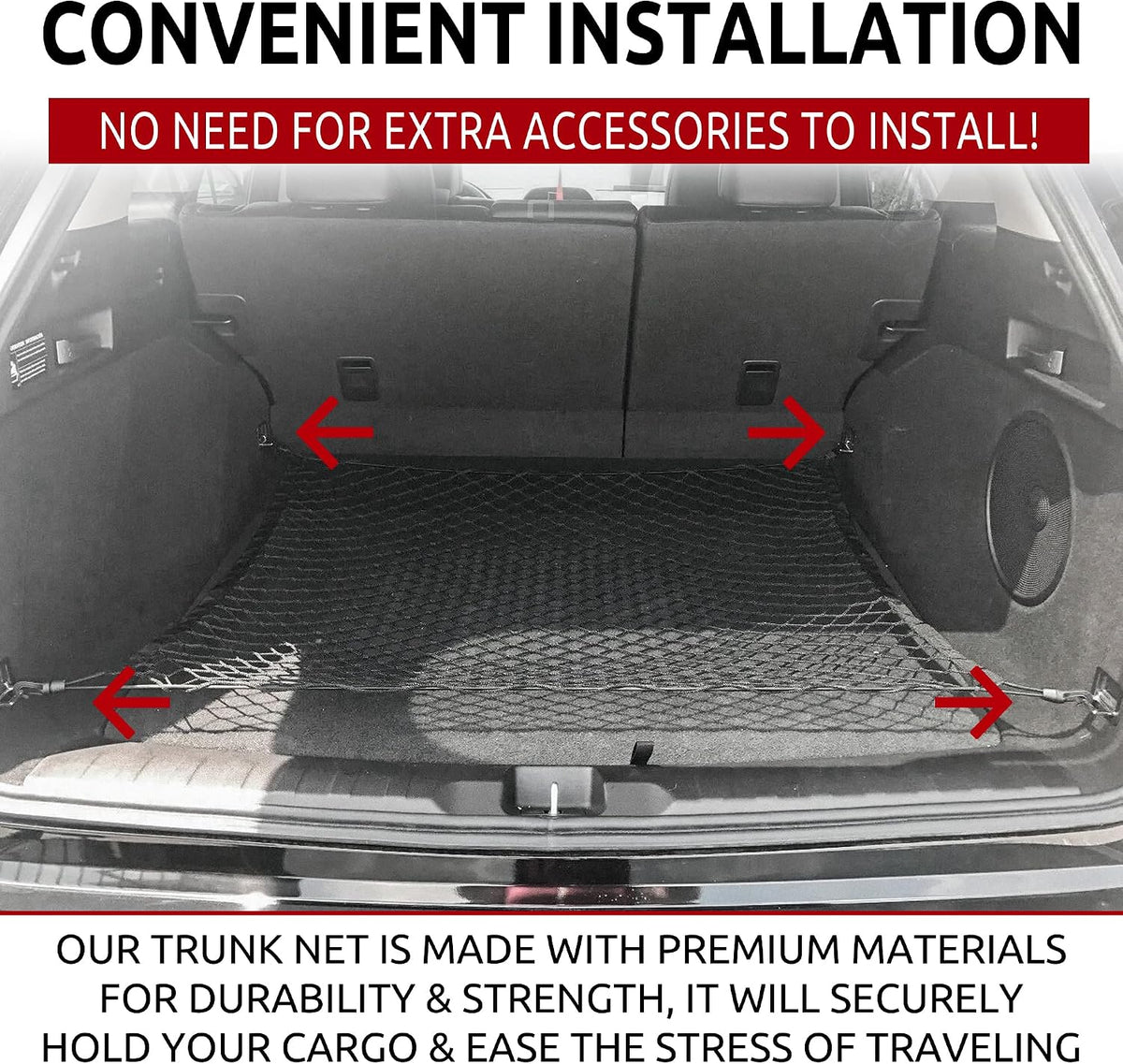 TrunkNets Inc Floor Style Trunk Cargo Net for Acura RDX 2013-2019 New