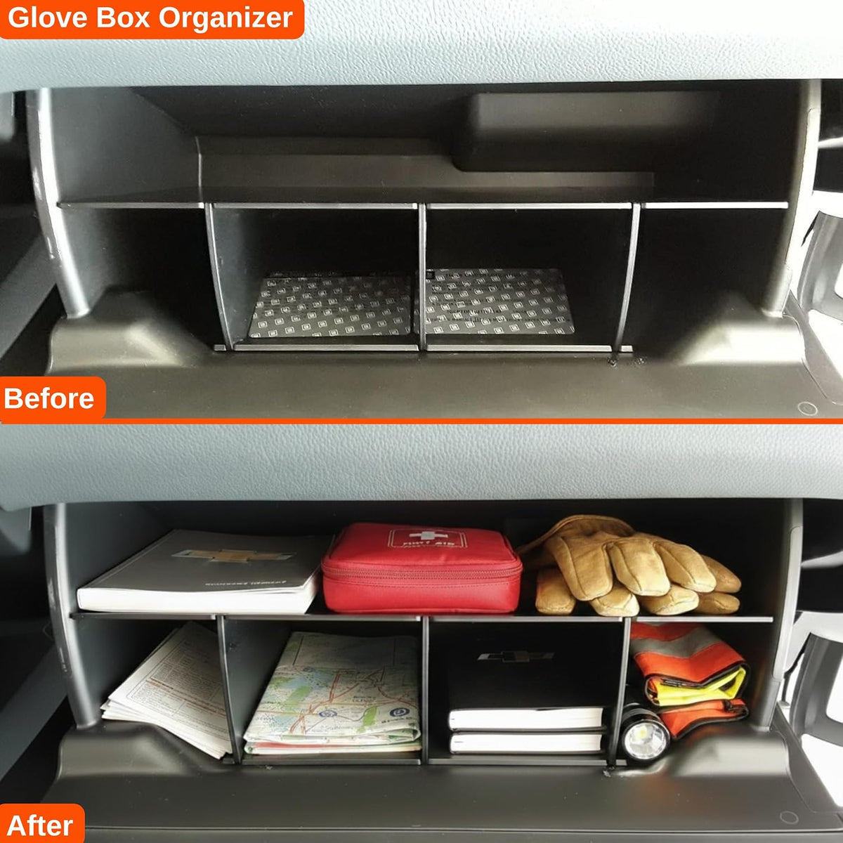 Vehicle OCD - Glove Box Organizer for Chevy Colorado/GMC Canyon (2015-2022) - Made in USA - SLX145