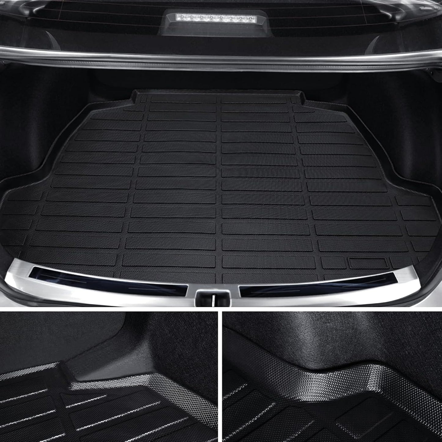 BAMACAR 2020-2025 2026 for Toyota Corolla Sedan Floor Mats Cargo Liner 4Pcs(Not for Hatchback and Cross), All Weather for Corolla Car Mat (Include Hybrid) Trunk Carpet 2021 2022 2023 Car Accessories