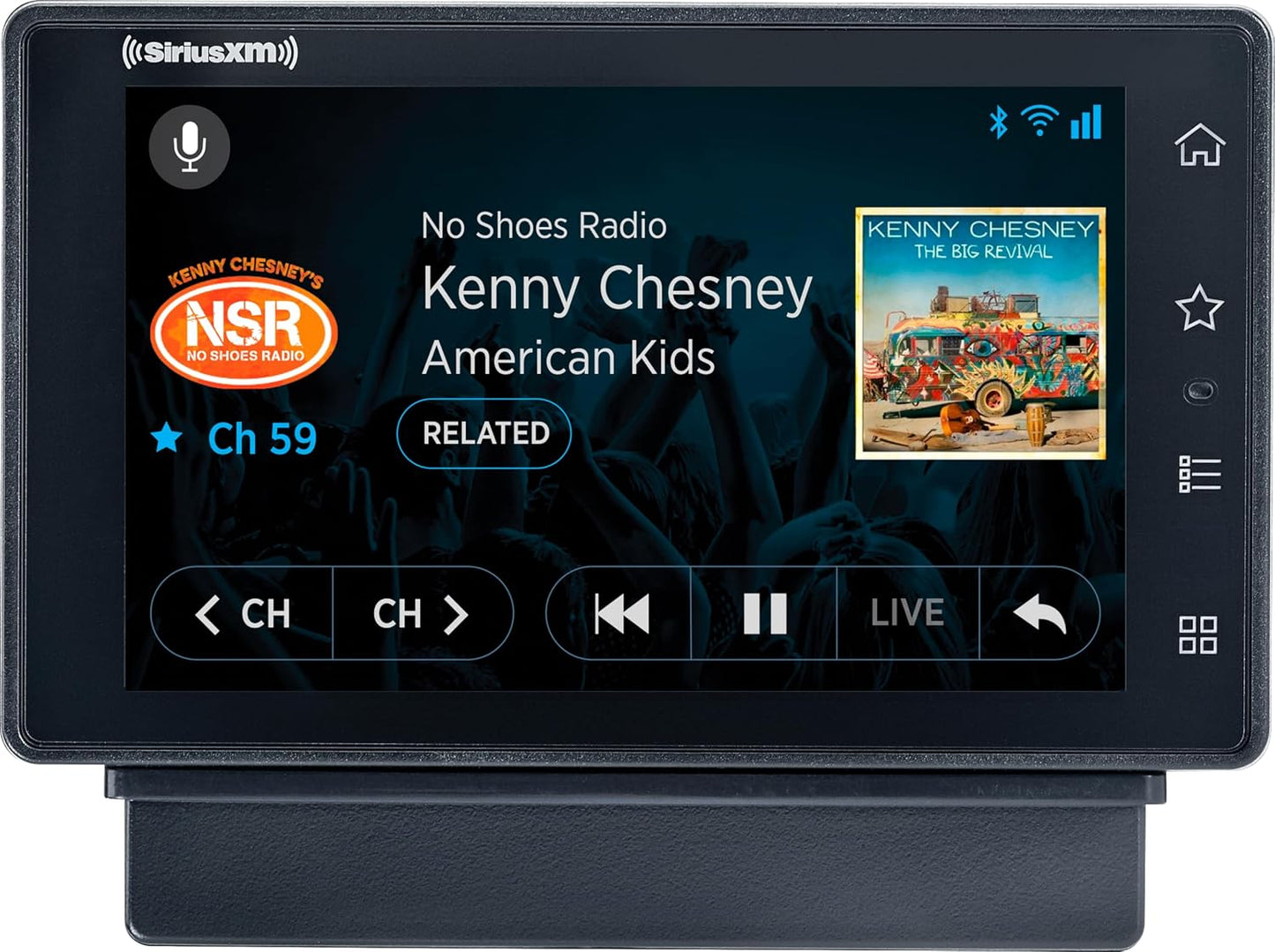 SIRIUSXM SXWB1V1 SiriusXM Tour Dock &amp; Play Radio with 360L, PowerConnect Vehicle Dock, and Bluetooth