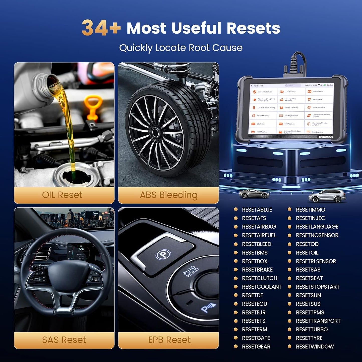 THINKCAR THINKSCAN 689 OBD2 Scanner, Bidirectional Scan Tool with 34+ Reset, 3000+ Active Test, ECU Coding, PMI, Wired Full System Diagnostic Scanner for Cars, CANFD/DOIP, FCA SGW AutoAuth