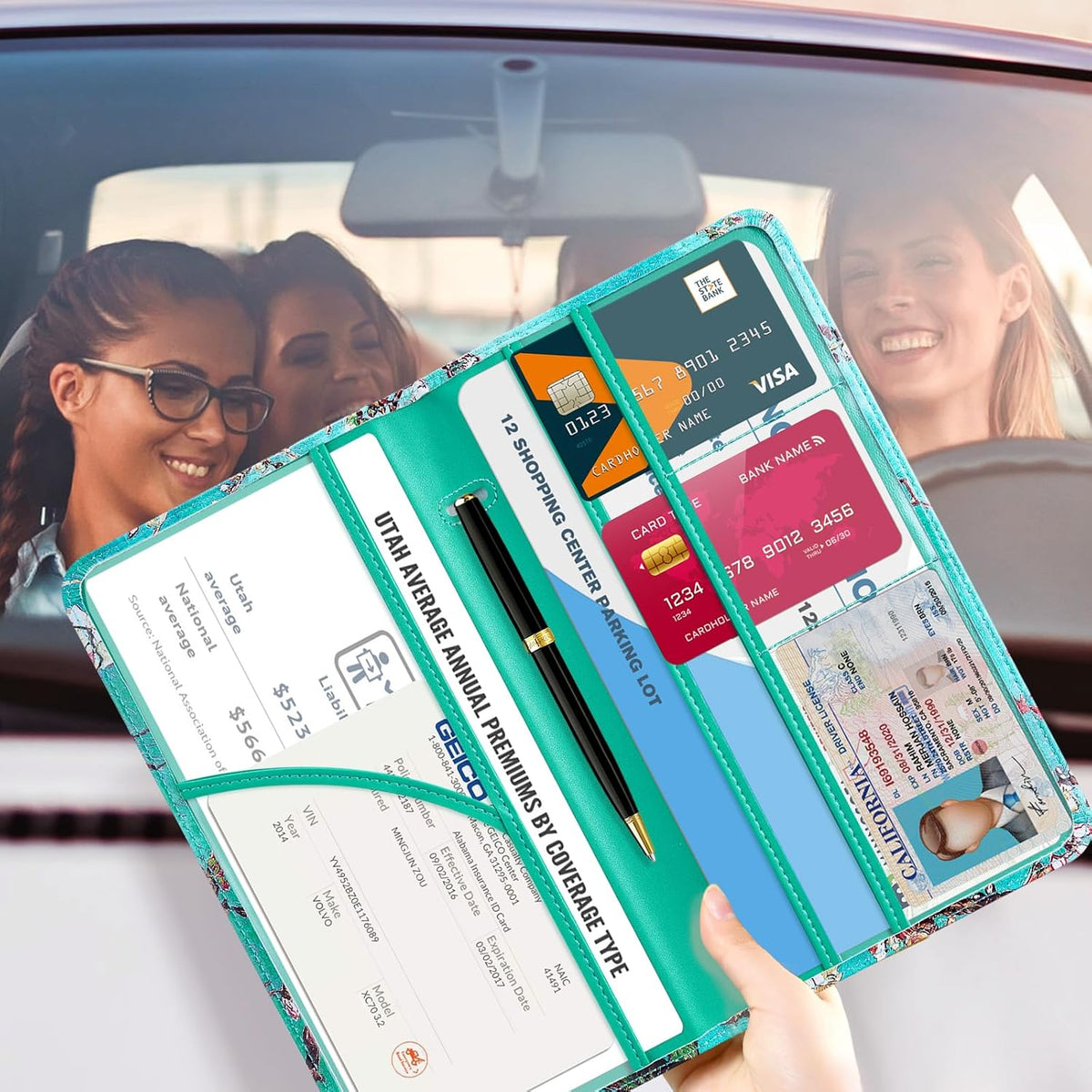 CoBak Car Registration and Insurance Holder