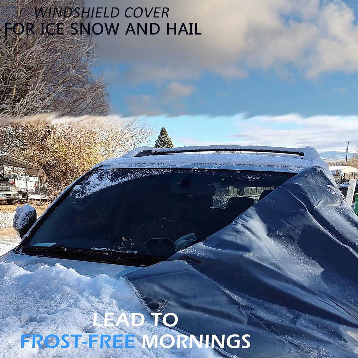 Windshield Cover for Ice and Snow for 2022-2026 Nissan Frontier