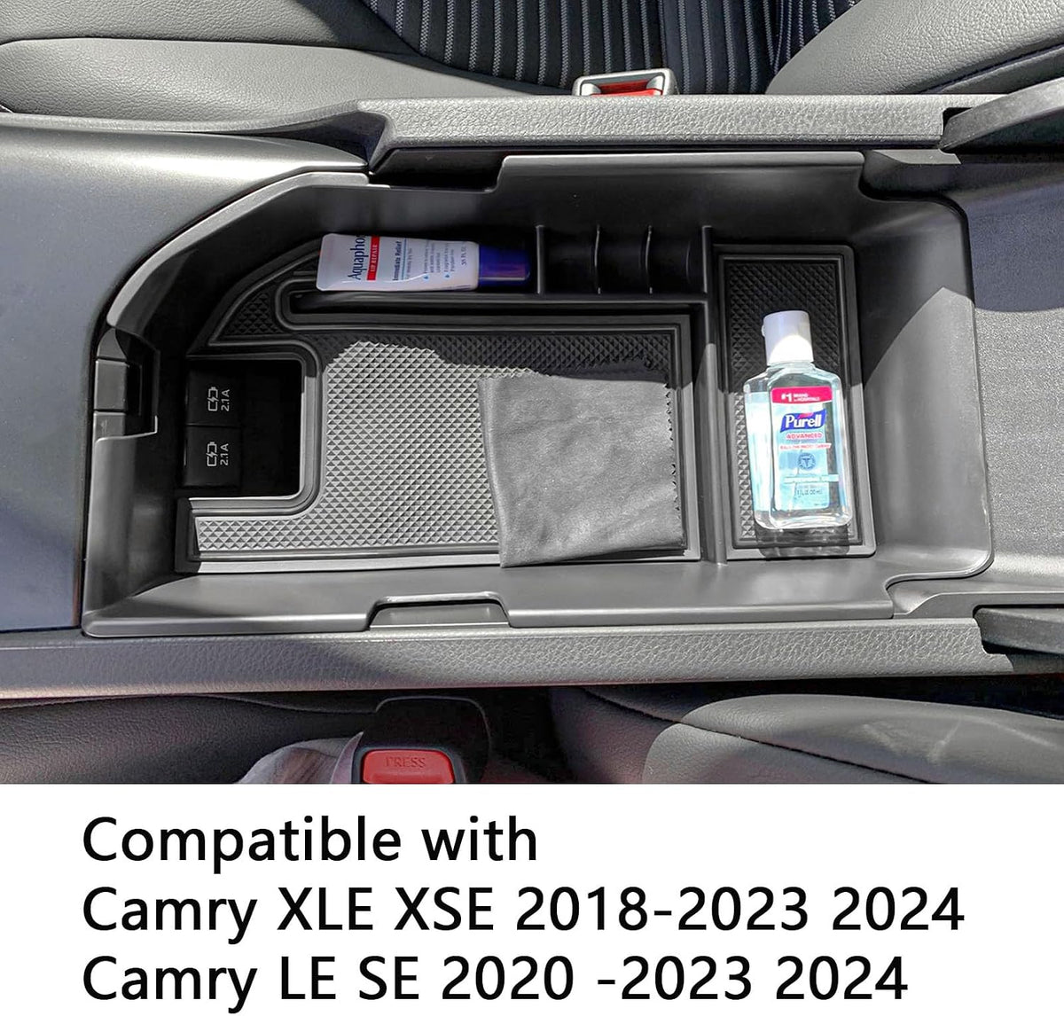 Center Console Organizer Tray for 2020-2024 Toyota Camry LE SE / XLE XSE