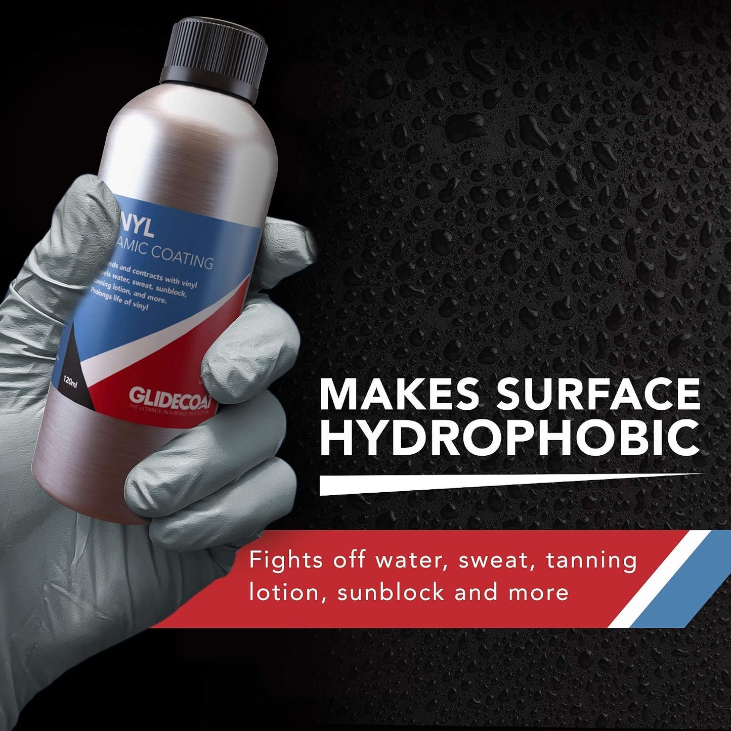 Vinyl Ceramic Coating, Nano Ceramic Coating, Marine Vinyl and Car Vinyl Protectant, 120ml
