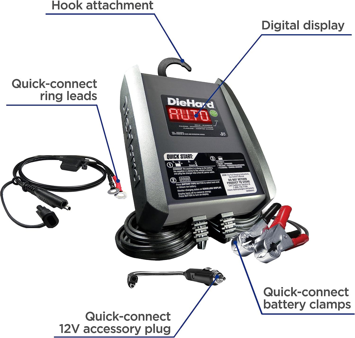 DieHard DH6L 6A 12V Fully Automatic Battery Charger
