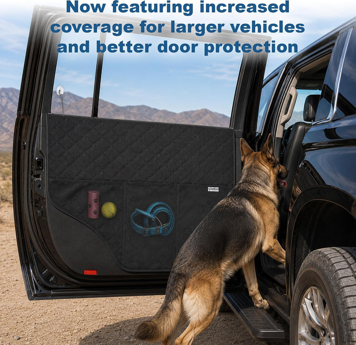 2026 Version-2X Extra Durable Premium Interior Car Door Protector from Dog Scratches - Pet Car Window Protector Door Covers - Waterproof Anti-Scratch, Scratch Resistant, Size 27.5" x 23.5"