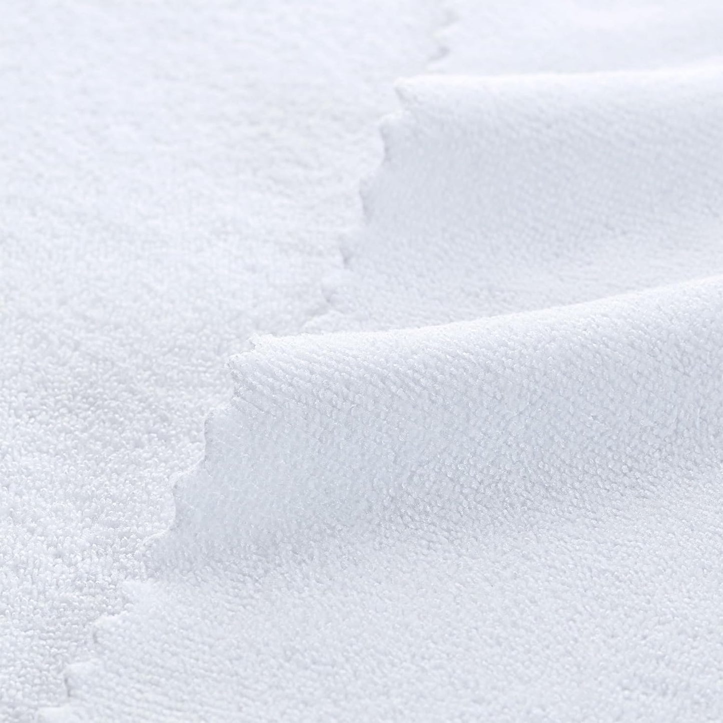 Arkwright Smart Rags Microfiber Cleaning Cloths, Pack of 50 in a Box, Lint Free 180 GSM Reusable Towels for Auto, Office and Household Cleaning, 12 x 12 in, White