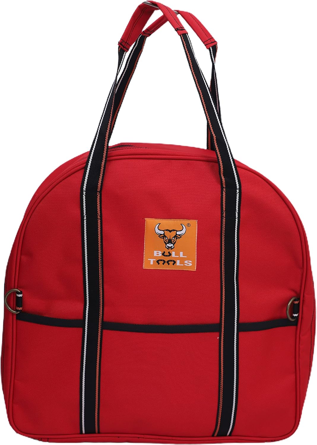 Jumper Cable Bag, 6 Pocket Organizer 15x15x4 In, EV Charging Cords, Red