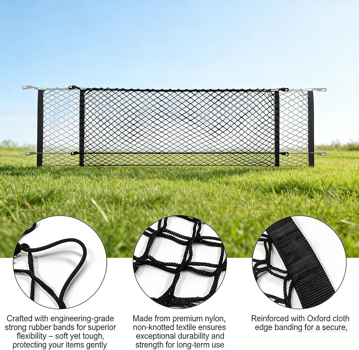 Envelope Style Automotive Elastic Trunk Mesh Cargo Net Compatible with Kia Sportage 2023 2024 2025 2026