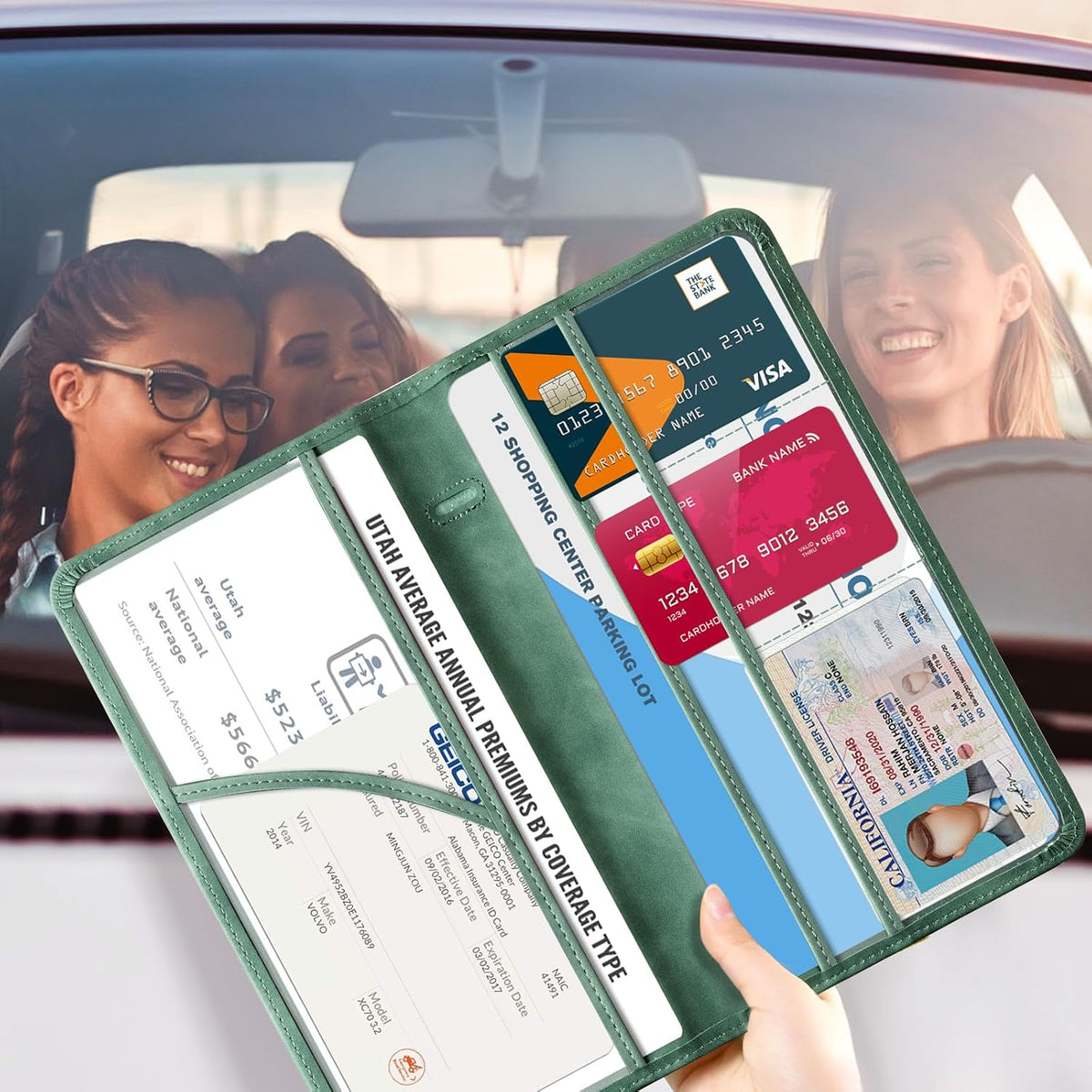 CoBak Car Registration and Insurance Holder