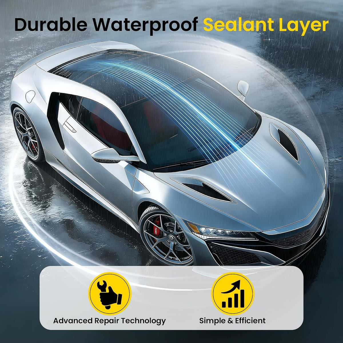Car Scratch Remover Pen, Magic Car Scratch Removal Pen for All Car Colors, Scratch Repair Pen, Easy DIY Paint Repair Kit, Quick Fix for Wear Swirl Marks And Scuffs, 2PCS