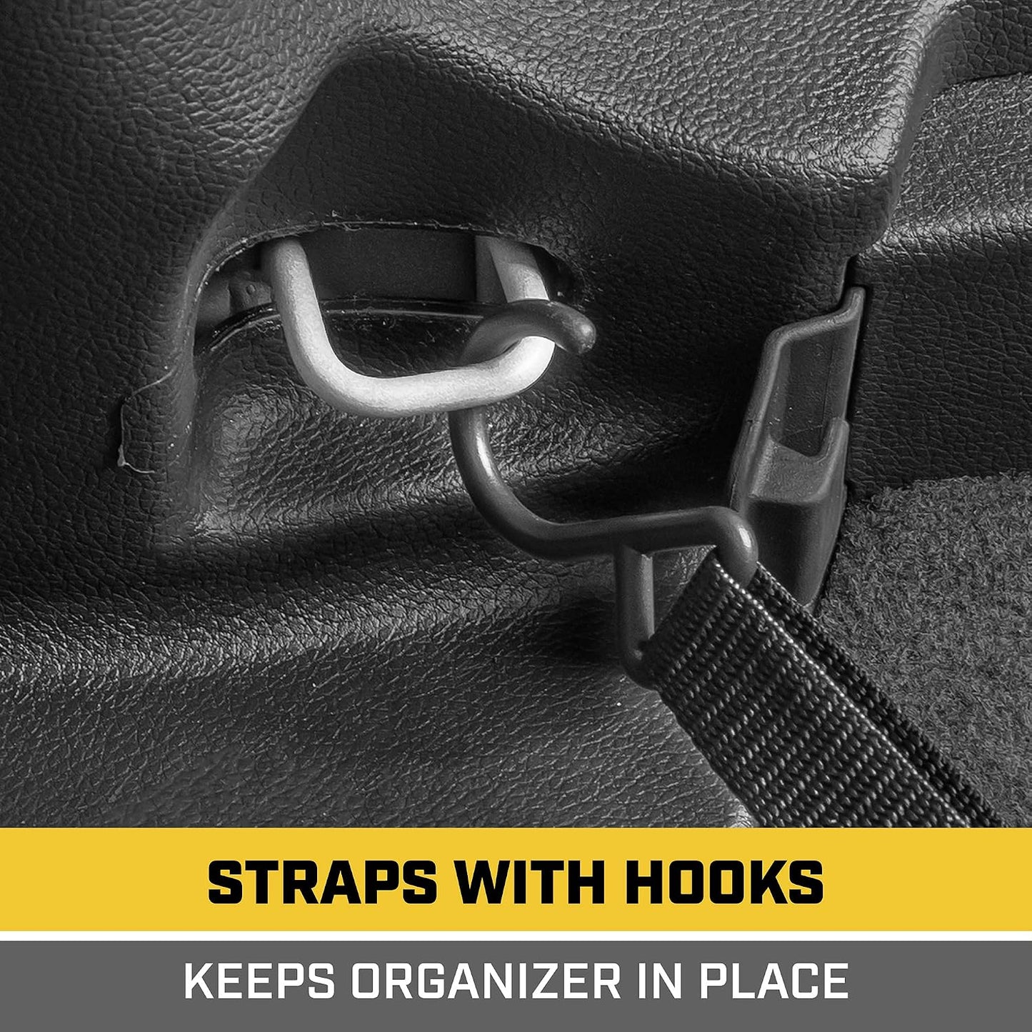 CAT® FlexTrunk Car Trunk Organizer and Storage - Collapsible Multi-Compartment Automotive Adjustable Multiple Pocket Expandable Sturdy Multipurpose Folding Cargo Store for Auto Backseat