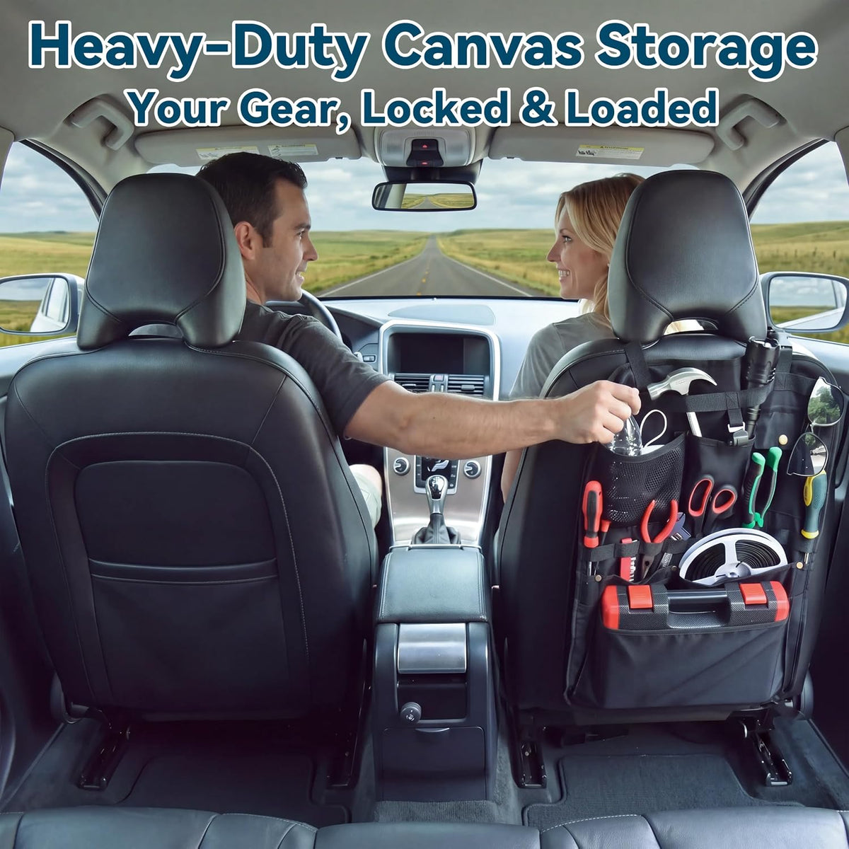 Backseat Car Organizer, Durable Oxford Fabric for Trucks