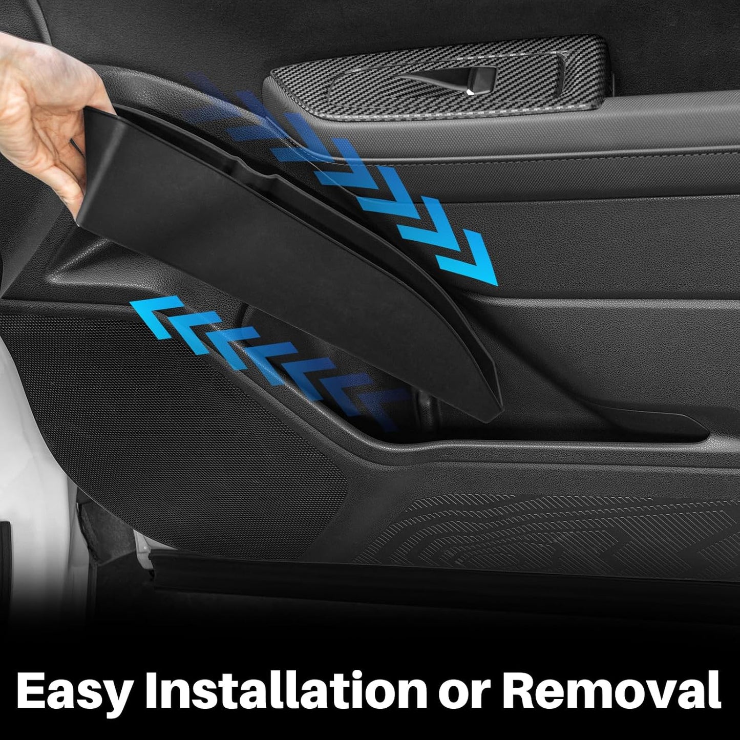 Car Door Side Storage Tray – Front Rear Door Side Storage Box for Subaru Forester 2025-2026, 4-Piece