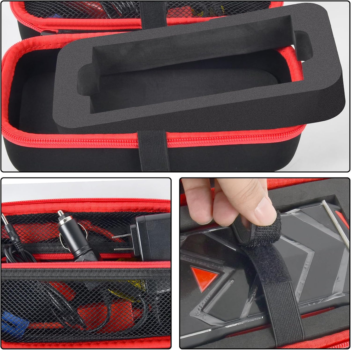 PAIYULE Case for NEXPOW T11F, Case with Detachable Foam for NEXPOW Q10S for AstroAI S8 for BIUBLE for BUTURE Car Jump Starter, Portable Holder for Jump Start Battery Power Pack(Box ONLY)