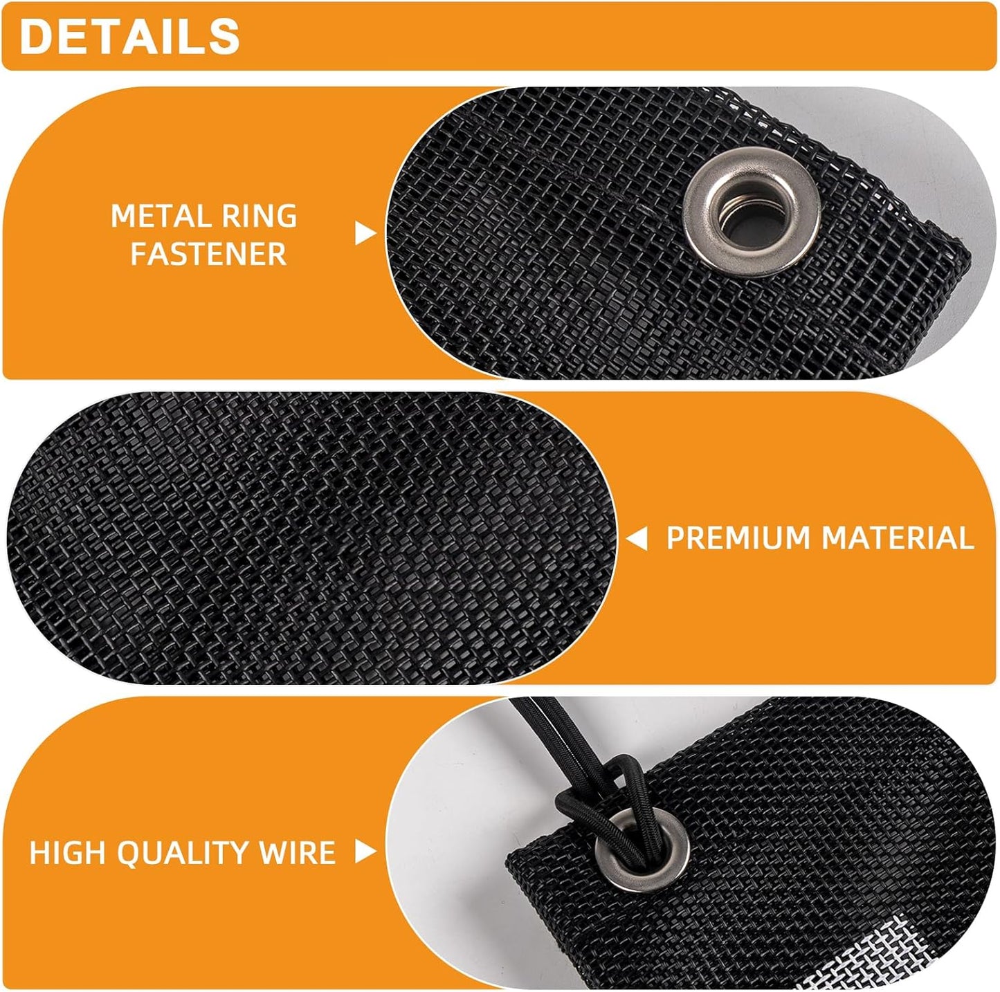 [Heavy-Duty] UTV Rear Trash Mesh Organizer & Trash Bag | Hose-Down Washable Design for Muddy Tow Straps, Wet Gear & Cans | Universal Fit for Polaris RZR, Can-Am X3, Yamaha (American Flag Edition)