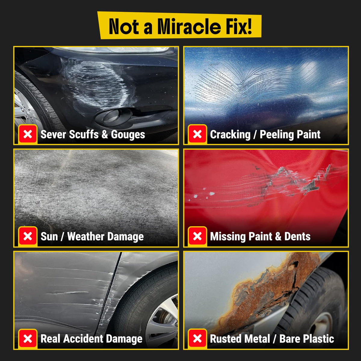 Carfidant Scratch and Swirl Remover - Car Scratch Remover for Vehicles Paint - Polishing Compound for Cars with Pad and Towel - Cutting and Buffing Compound for Paint Restorer