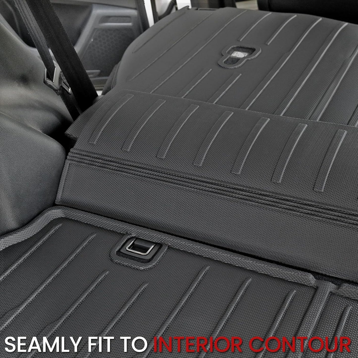 Floor Mats Cargo Mat Set for Honda CRV 2026 2025 2024 2023 Car Mat Accessories(Include Hybrid), All Weather TPE Cargo Liner Door Sill Protectors for CR-V Gas Hybrid(Full Set Mats)
