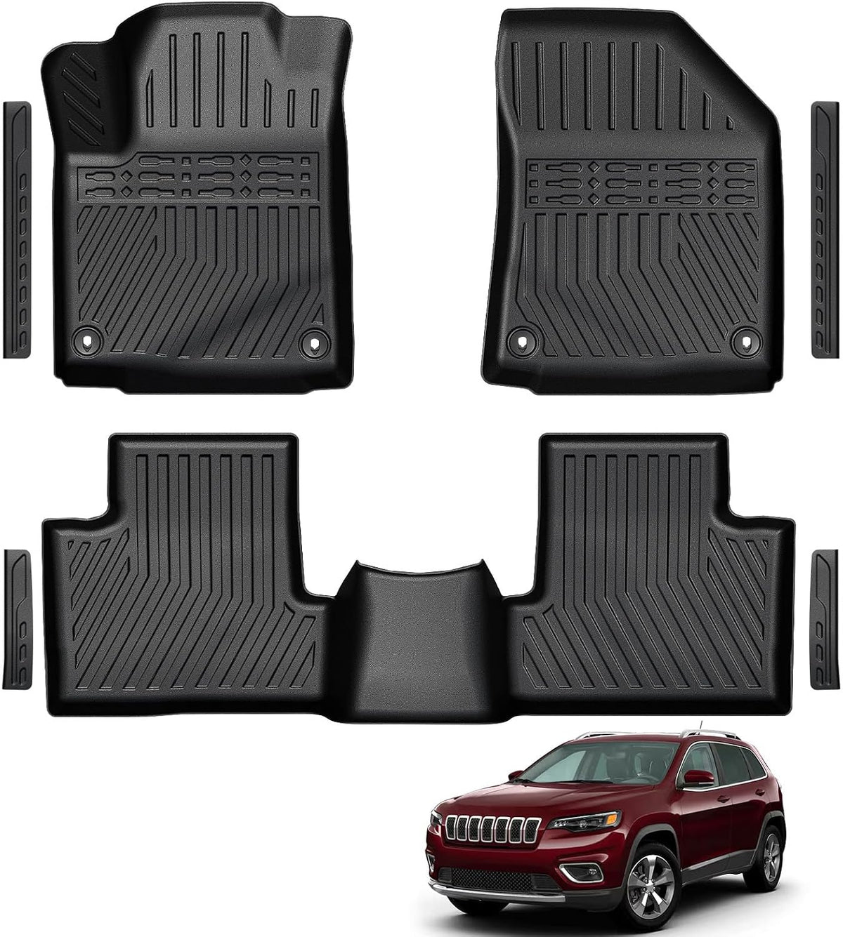 Floor Mats for Jeep Cherokee 2016-2023 (Not for Grand Cherokee)